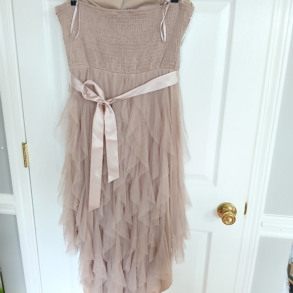 Deb Plus Dress Sequin Asymetrical  Lace Party HOCO Wedding Quince Size 16 - Picture 7 of 11